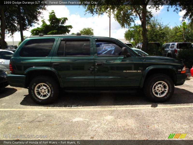 Forest Green Pearlcoat / Mist Gray 1999 Dodge Durango SLT 4x4