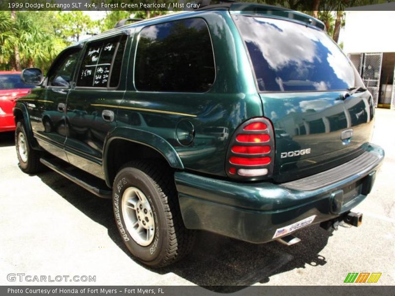 Forest Green Pearlcoat / Mist Gray 1999 Dodge Durango SLT 4x4