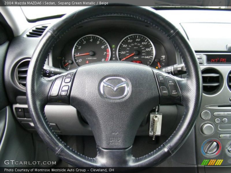 Sepang Green Metallic / Beige 2004 Mazda MAZDA6 i Sedan