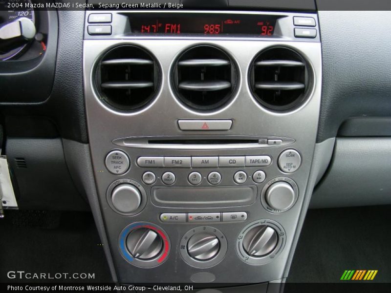 Sepang Green Metallic / Beige 2004 Mazda MAZDA6 i Sedan