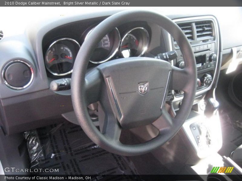 Bright Silver Metallic / Dark Slate Gray 2010 Dodge Caliber Mainstreet