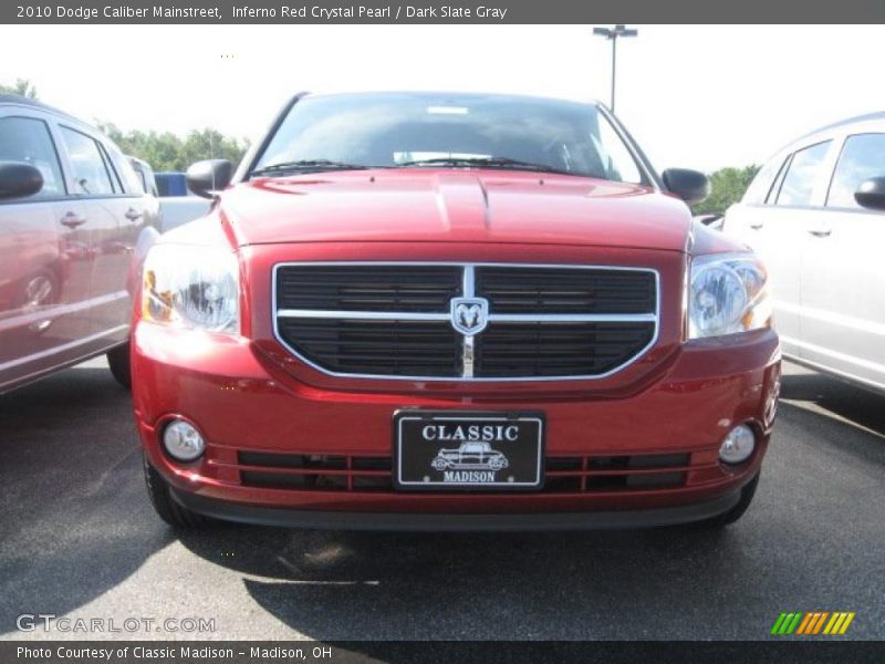 Inferno Red Crystal Pearl / Dark Slate Gray 2010 Dodge Caliber Mainstreet