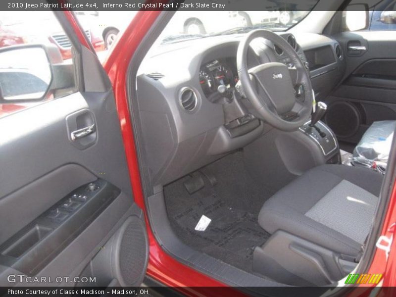 Inferno Red Crystal Pearl / Dark Slate Gray 2010 Jeep Patriot Latitude 4x4