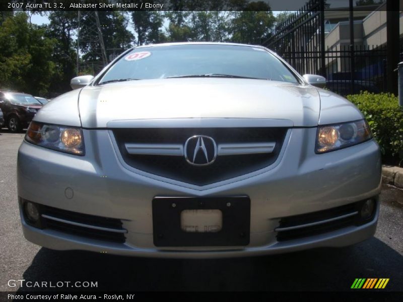 Alabaster Silver Metallic / Ebony 2007 Acura TL 3.2