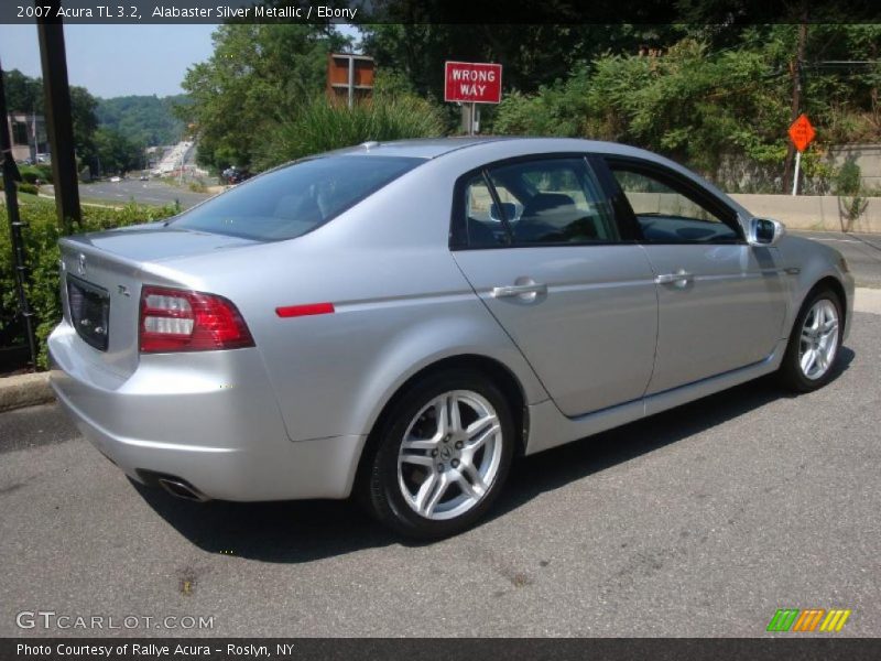 Alabaster Silver Metallic / Ebony 2007 Acura TL 3.2