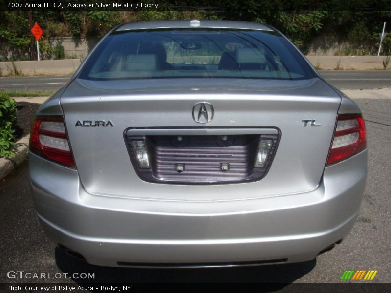 Alabaster Silver Metallic / Ebony 2007 Acura TL 3.2