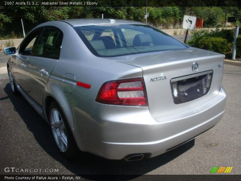 Alabaster Silver Metallic / Ebony 2007 Acura TL 3.2