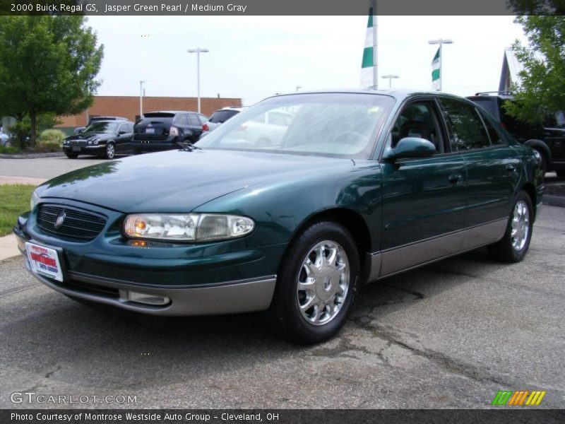 Jasper Green Pearl / Medium Gray 2000 Buick Regal GS