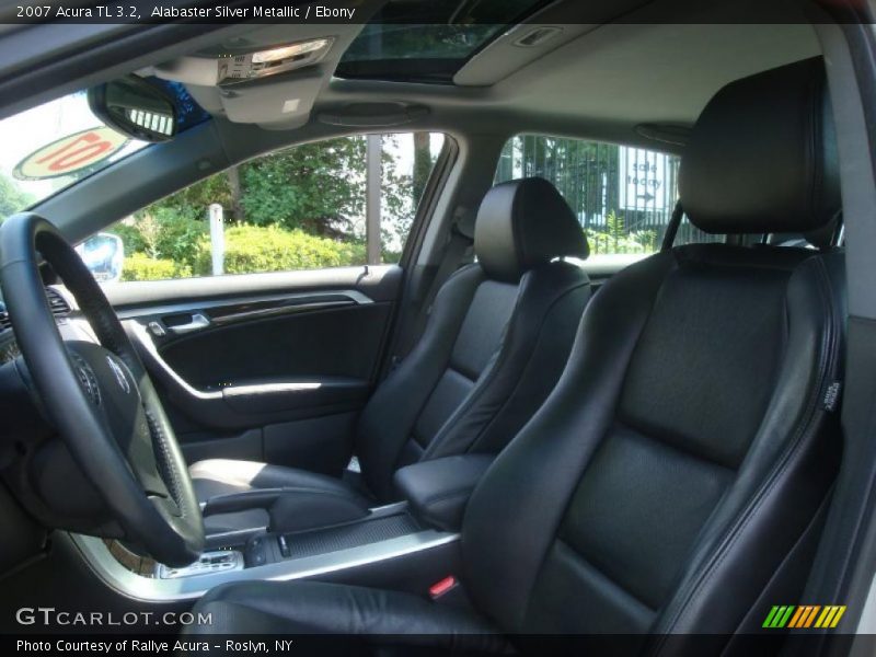 Alabaster Silver Metallic / Ebony 2007 Acura TL 3.2
