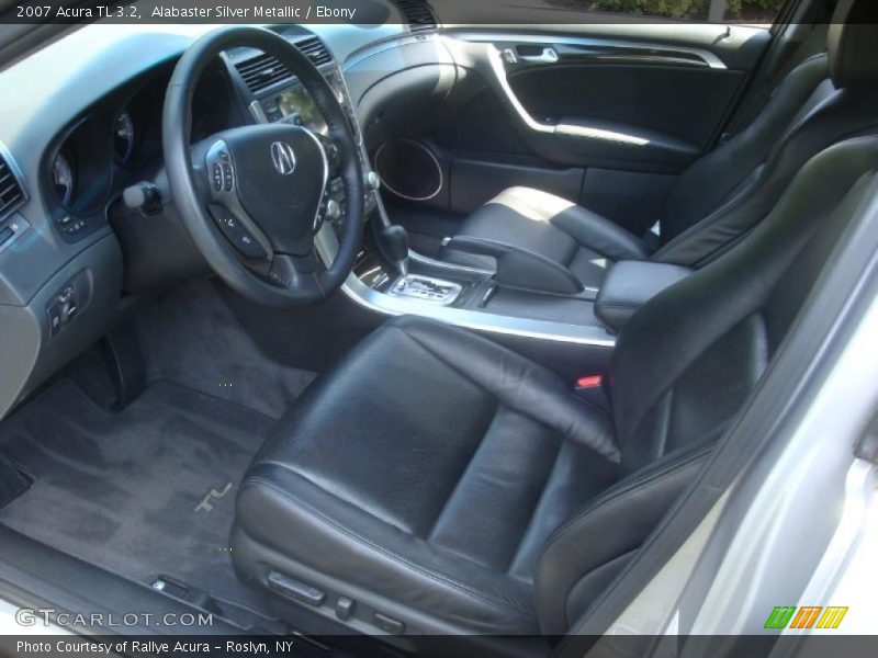Alabaster Silver Metallic / Ebony 2007 Acura TL 3.2