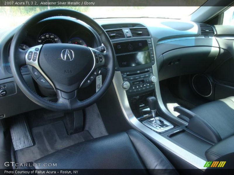 Alabaster Silver Metallic / Ebony 2007 Acura TL 3.2