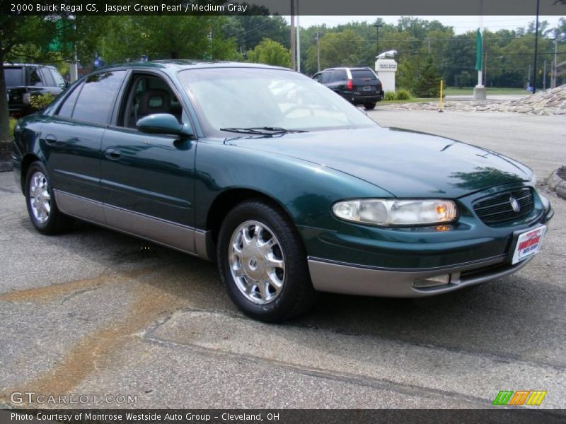 Jasper Green Pearl / Medium Gray 2000 Buick Regal GS