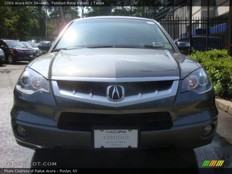 Polished Metal Metallic / Taupe 2009 Acura RDX SH-AWD