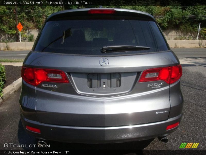Polished Metal Metallic / Taupe 2009 Acura RDX SH-AWD