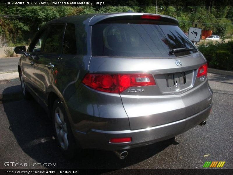 Polished Metal Metallic / Taupe 2009 Acura RDX SH-AWD