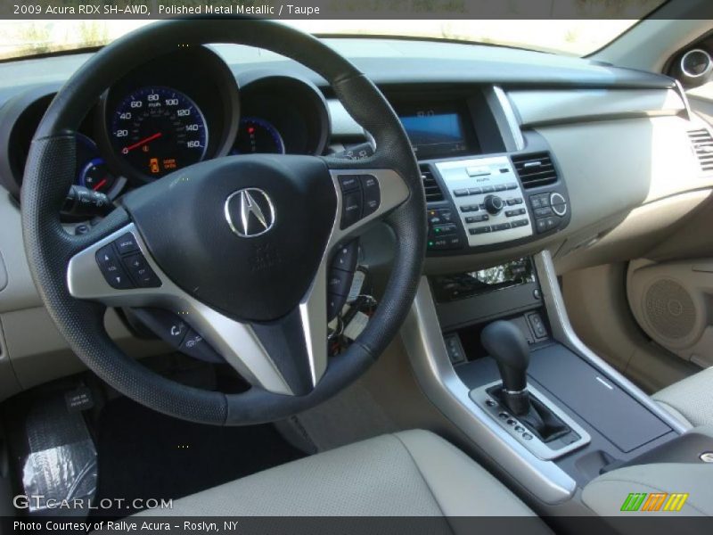 Polished Metal Metallic / Taupe 2009 Acura RDX SH-AWD