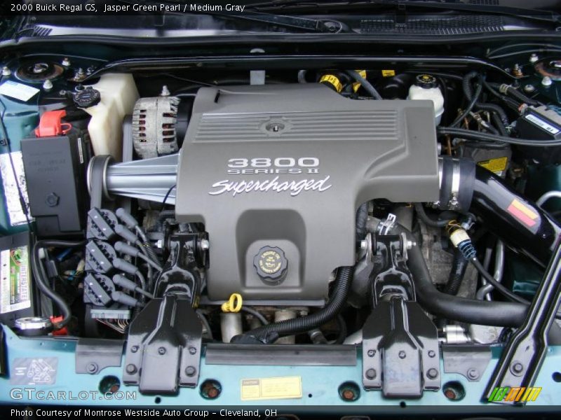 Jasper Green Pearl / Medium Gray 2000 Buick Regal GS