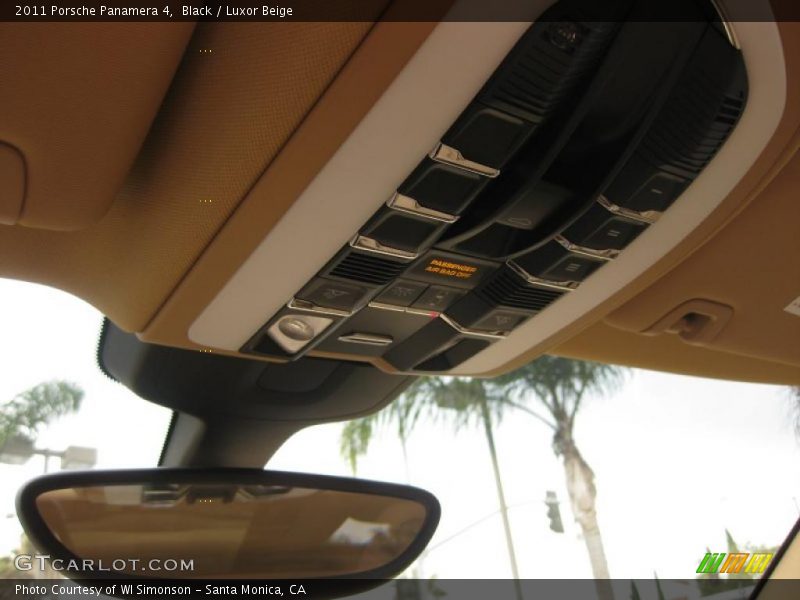 Black / Luxor Beige 2011 Porsche Panamera 4
