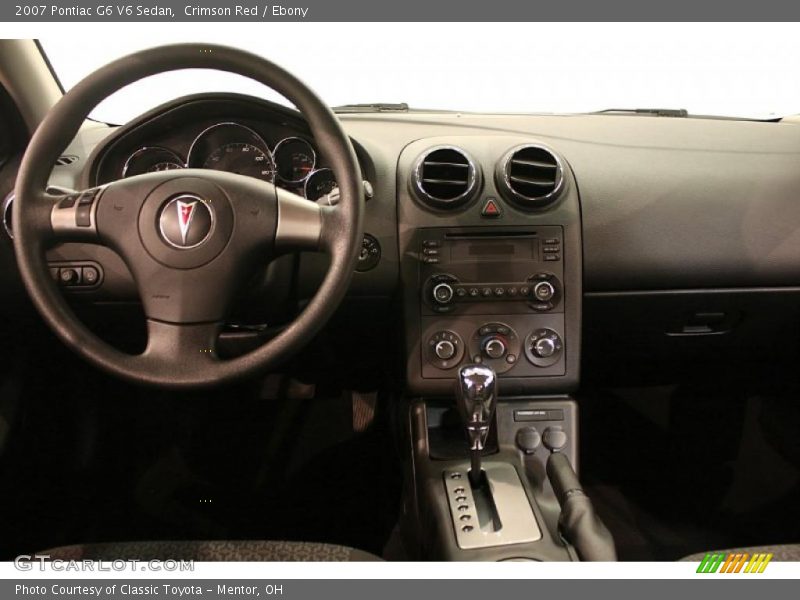 Crimson Red / Ebony 2007 Pontiac G6 V6 Sedan