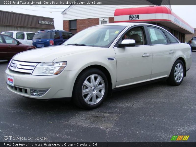 Dune Pearl Metallic / Medium Light Stone 2008 Ford Taurus Limited