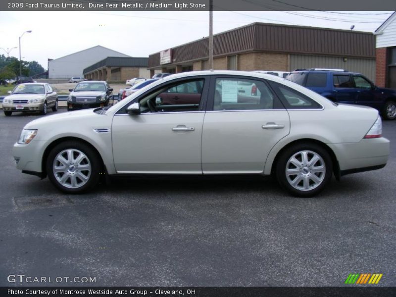 Dune Pearl Metallic / Medium Light Stone 2008 Ford Taurus Limited