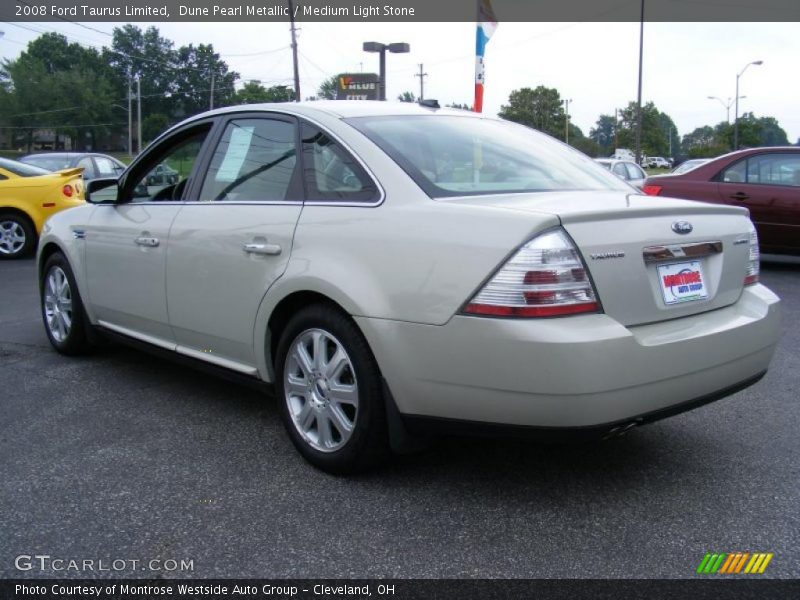Dune Pearl Metallic / Medium Light Stone 2008 Ford Taurus Limited