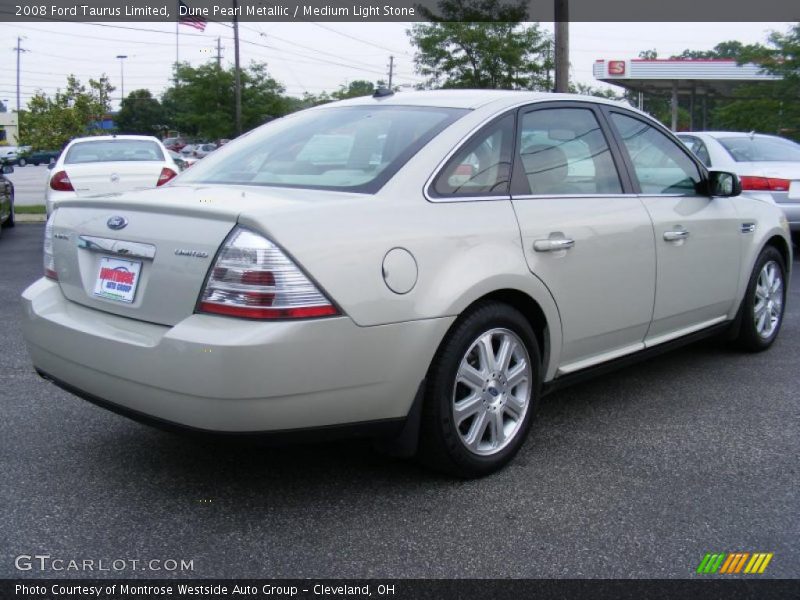 Dune Pearl Metallic / Medium Light Stone 2008 Ford Taurus Limited