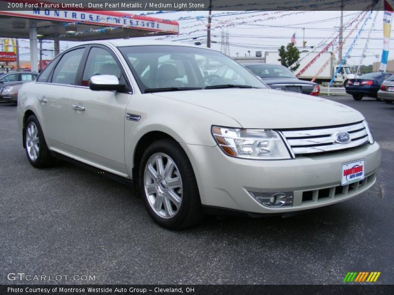 Dune Pearl Metallic / Medium Light Stone 2008 Ford Taurus Limited