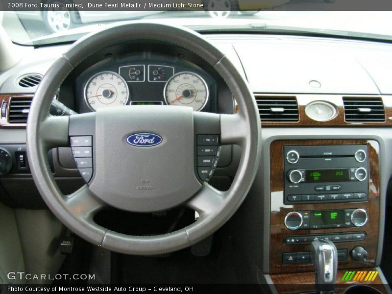 Dune Pearl Metallic / Medium Light Stone 2008 Ford Taurus Limited