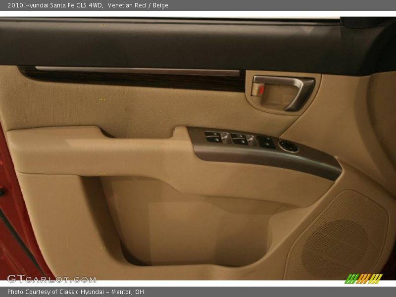 Venetian Red / Beige 2010 Hyundai Santa Fe GLS 4WD