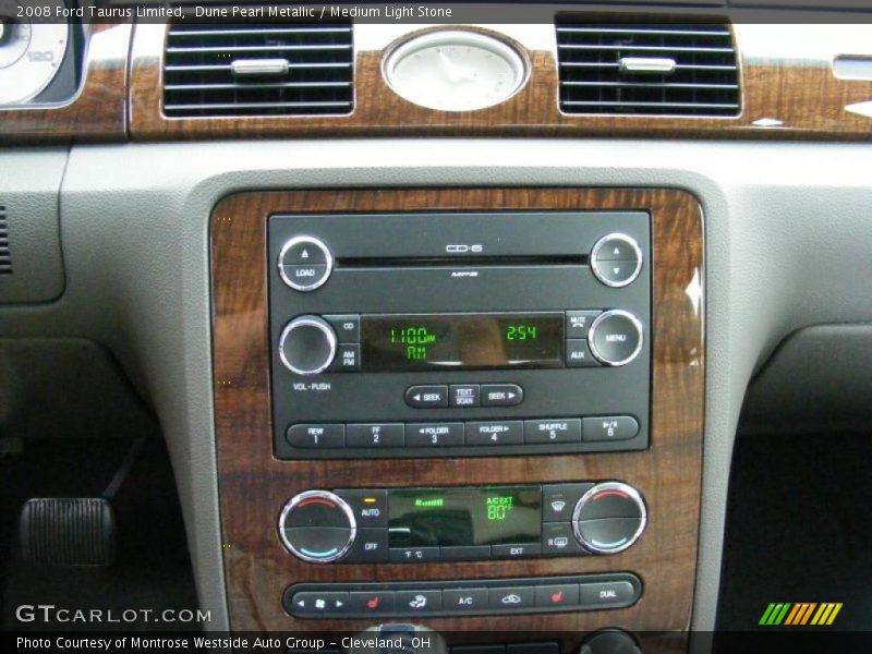 Dune Pearl Metallic / Medium Light Stone 2008 Ford Taurus Limited