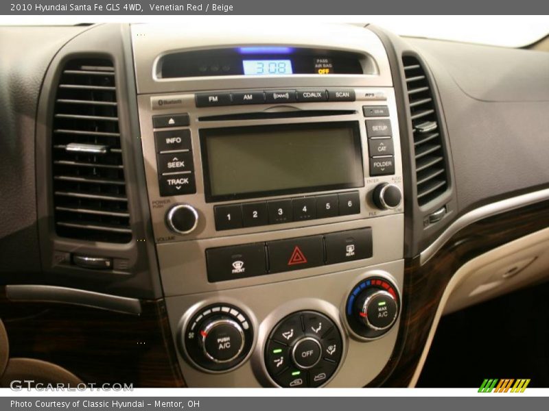 Venetian Red / Beige 2010 Hyundai Santa Fe GLS 4WD