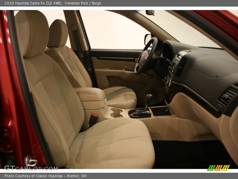 Venetian Red / Beige 2010 Hyundai Santa Fe GLS 4WD