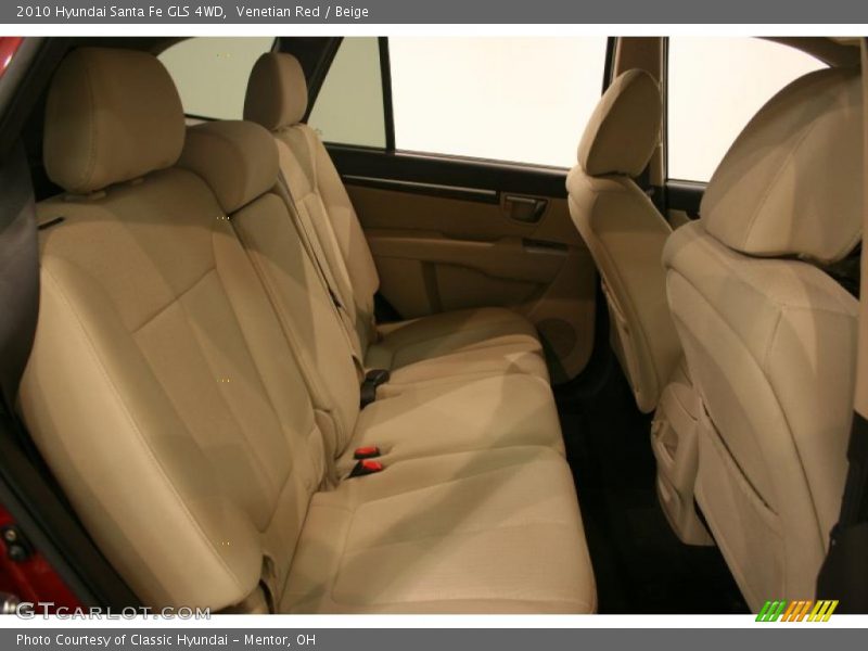 Venetian Red / Beige 2010 Hyundai Santa Fe GLS 4WD