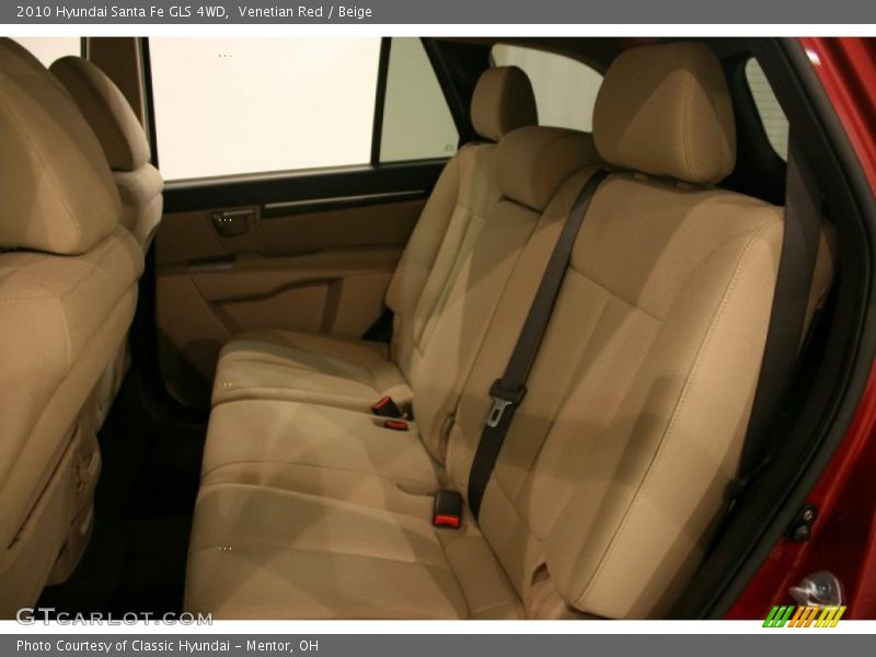 Venetian Red / Beige 2010 Hyundai Santa Fe GLS 4WD
