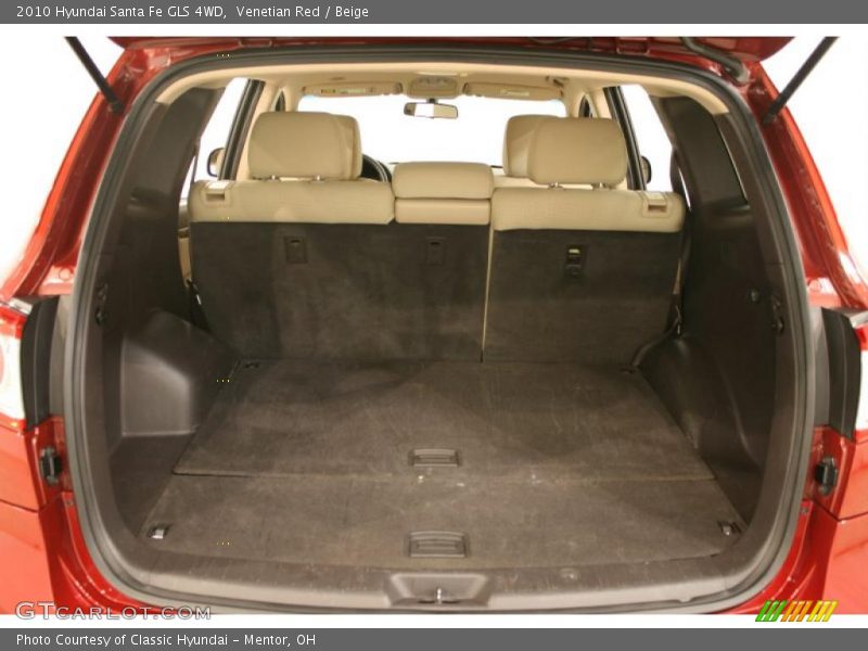 Venetian Red / Beige 2010 Hyundai Santa Fe GLS 4WD