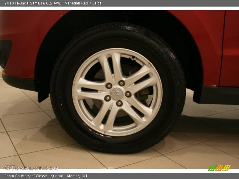 Venetian Red / Beige 2010 Hyundai Santa Fe GLS 4WD