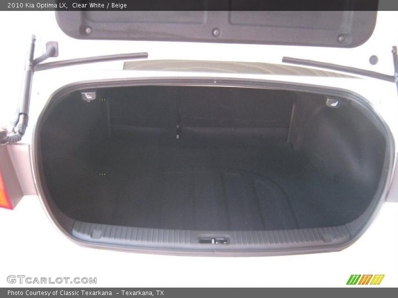 Clear White / Beige 2010 Kia Optima LX
