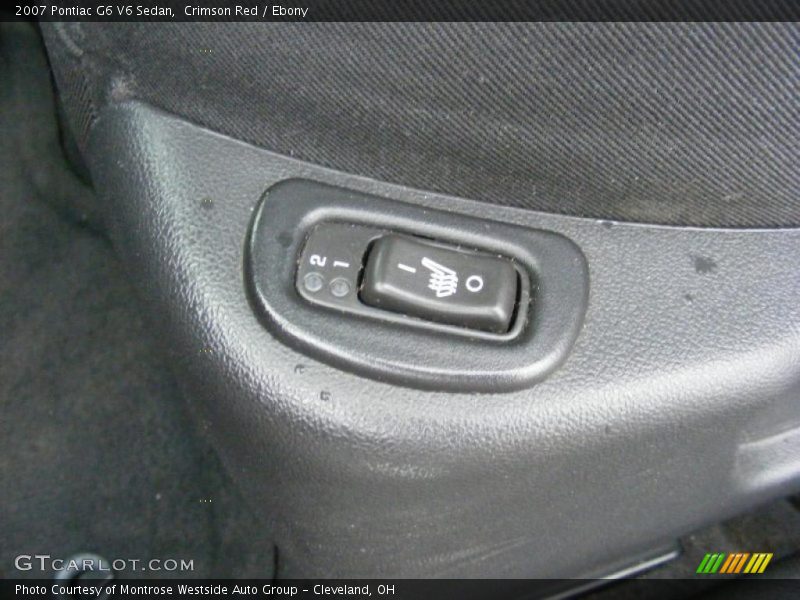 Crimson Red / Ebony 2007 Pontiac G6 V6 Sedan