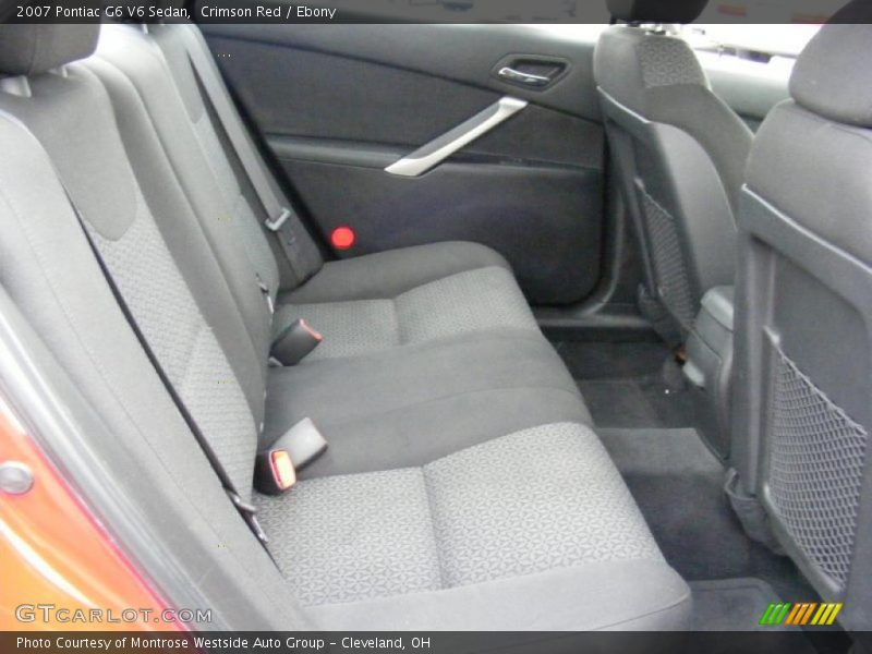 Crimson Red / Ebony 2007 Pontiac G6 V6 Sedan