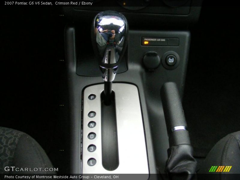 Crimson Red / Ebony 2007 Pontiac G6 V6 Sedan