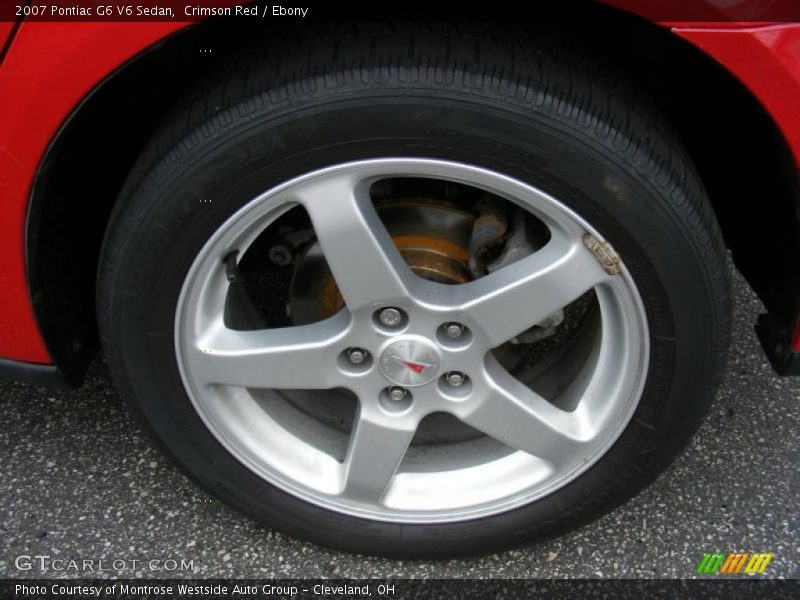 Crimson Red / Ebony 2007 Pontiac G6 V6 Sedan