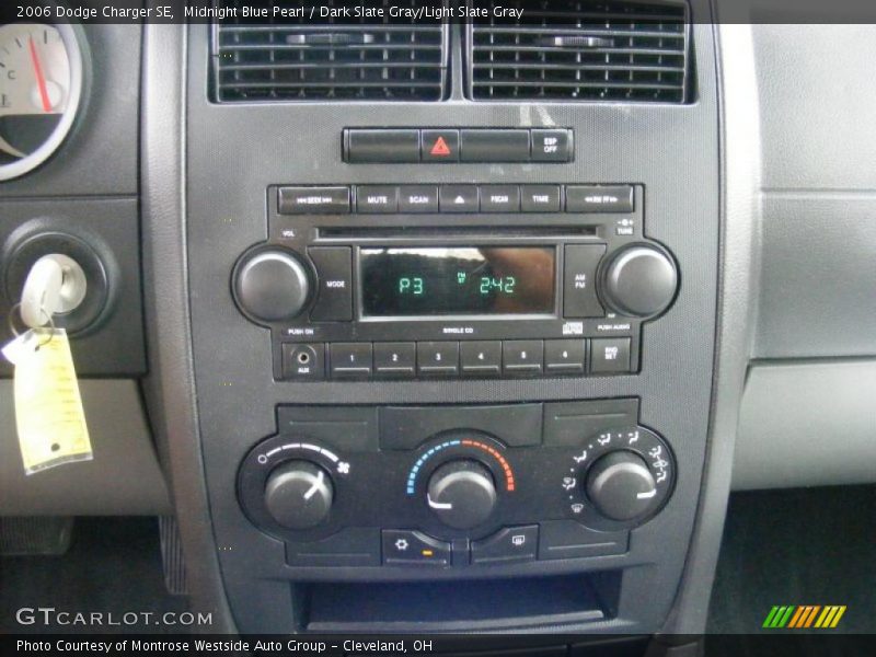 Midnight Blue Pearl / Dark Slate Gray/Light Slate Gray 2006 Dodge Charger SE