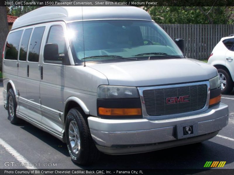 Silver Birch Metallic / Medium Pewter 2005 GMC Savana Van 1500 Passenger Conversion