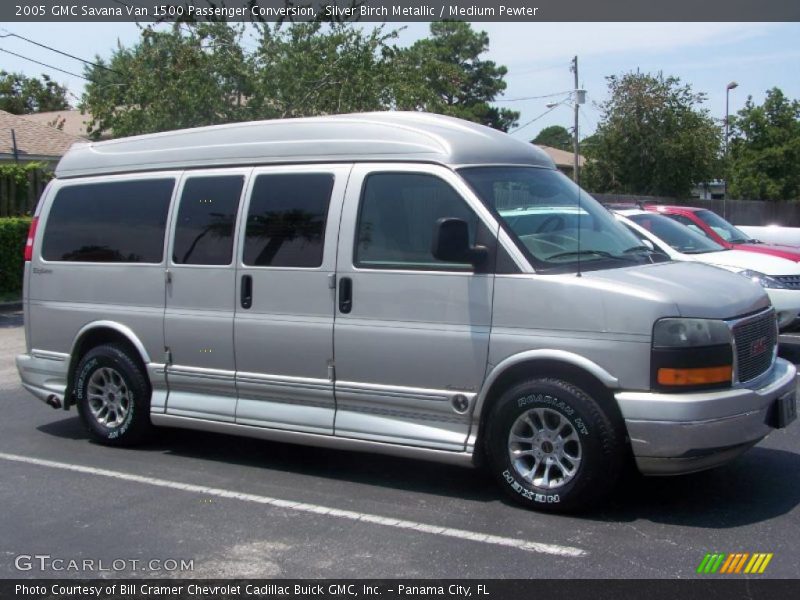 Silver Birch Metallic / Medium Pewter 2005 GMC Savana Van 1500 Passenger Conversion