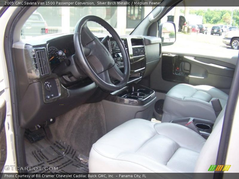 Silver Birch Metallic / Medium Pewter 2005 GMC Savana Van 1500 Passenger Conversion