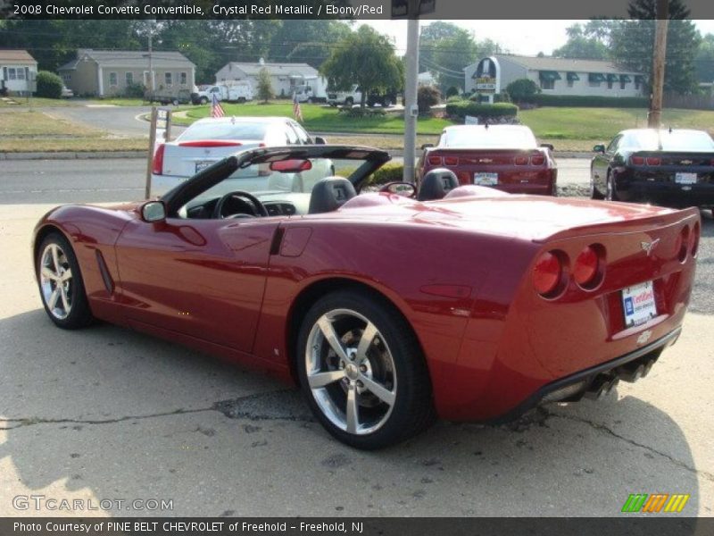 Crystal Red Metallic / Ebony/Red 2008 Chevrolet Corvette Convertible