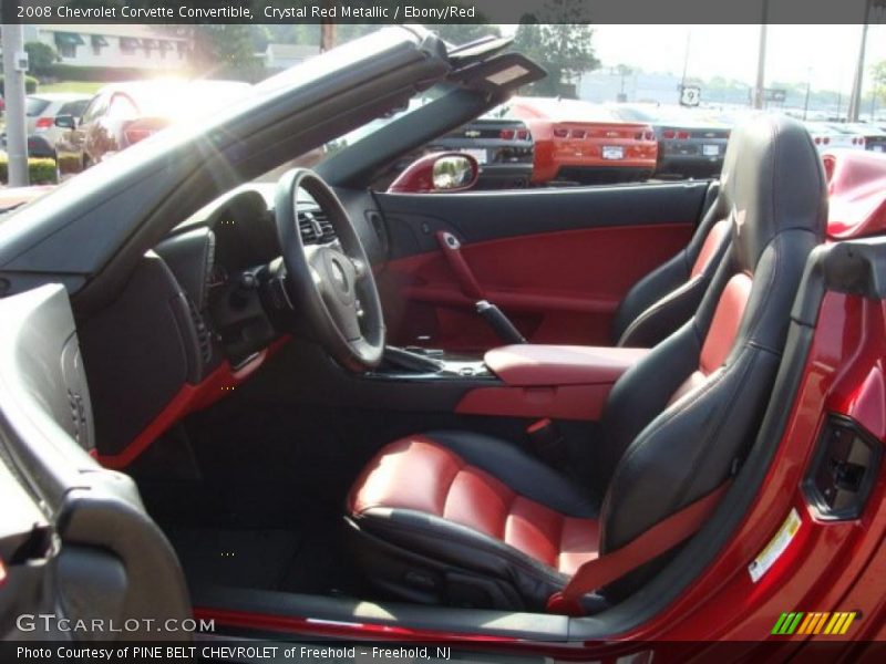 Crystal Red Metallic / Ebony/Red 2008 Chevrolet Corvette Convertible