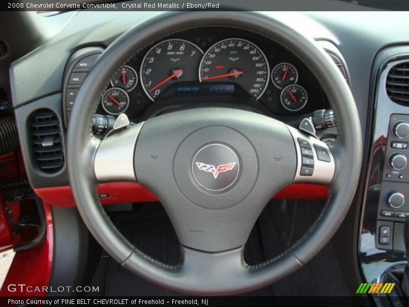 Crystal Red Metallic / Ebony/Red 2008 Chevrolet Corvette Convertible