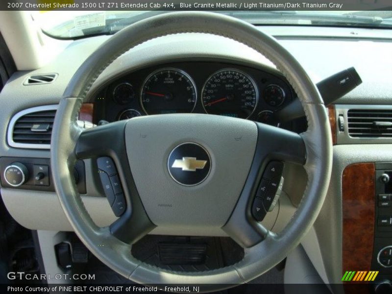 Blue Granite Metallic / Light Titanium/Dark Titanium Gray 2007 Chevrolet Silverado 1500 LT Z71 Extended Cab 4x4